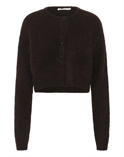 Gestuz - GZDebbie Cardigan Strik - Ganache Melange